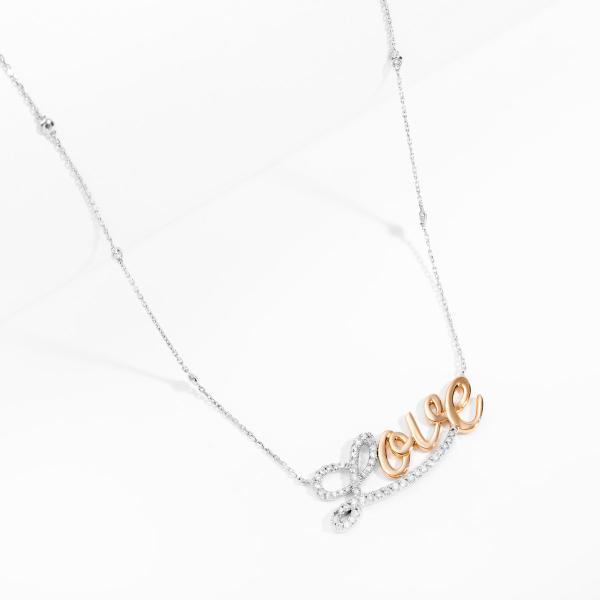 گردنبند جواهر LOVE